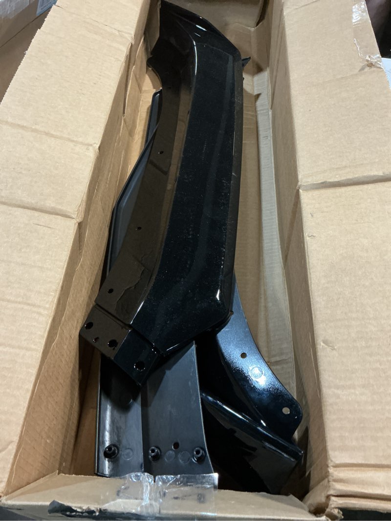 Condition photo showing Good Condition for ikon motorsports, front bumper lip compatible with 2016-2024 chevy camaro, 1le style gloss black front air chin dam bodykit underbody lip spoiler splitter abs plastic