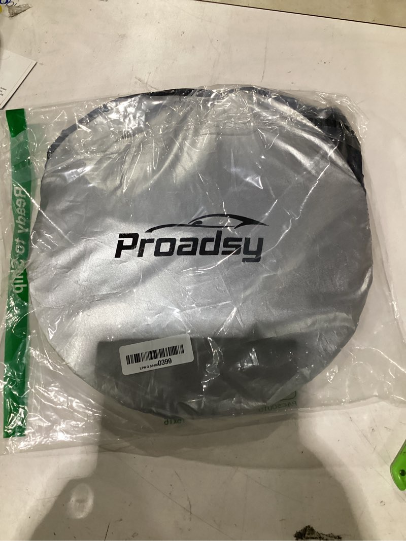 Condition photo showing As Is for proadsy 2026 upgrade windshield sun shade custom fit 2020-2025 2026 mercedes benz glb foldable front sunshade protector sun visor blocks uv rays keep car cooler mercedes benz glb 2020-2026