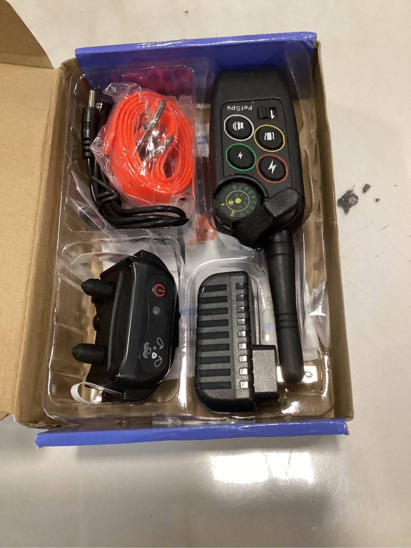 PetSpy M686 Premium Dog Training Shock Collar, 1100 Yards, Medium to Large Dogs, with Vibration, Ele