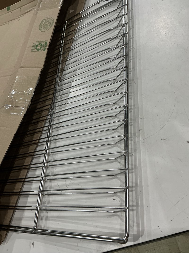 Condition photo showing Good Condition for allstare wb48t10095 oven rack replacement parts for ge profile spectra xl44 oven wire rack 23.7" x 17.4" 304 stainless steel hotpoint ge gas stove range oven parts ocen shelf rack-flat 2 pcs