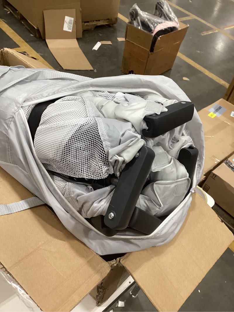 Condition photo showing Good Condition for Foldable Baby Playpen with Mat, 50X50 in Portable Travel playpen for Babies and Toddlers, Indoor&Outdoor Kids Safety Play Pen, Quick Installation&Quick Folding Baby playpen with 2 Handlers Gen B -Grey 50*50 Inch With Mat