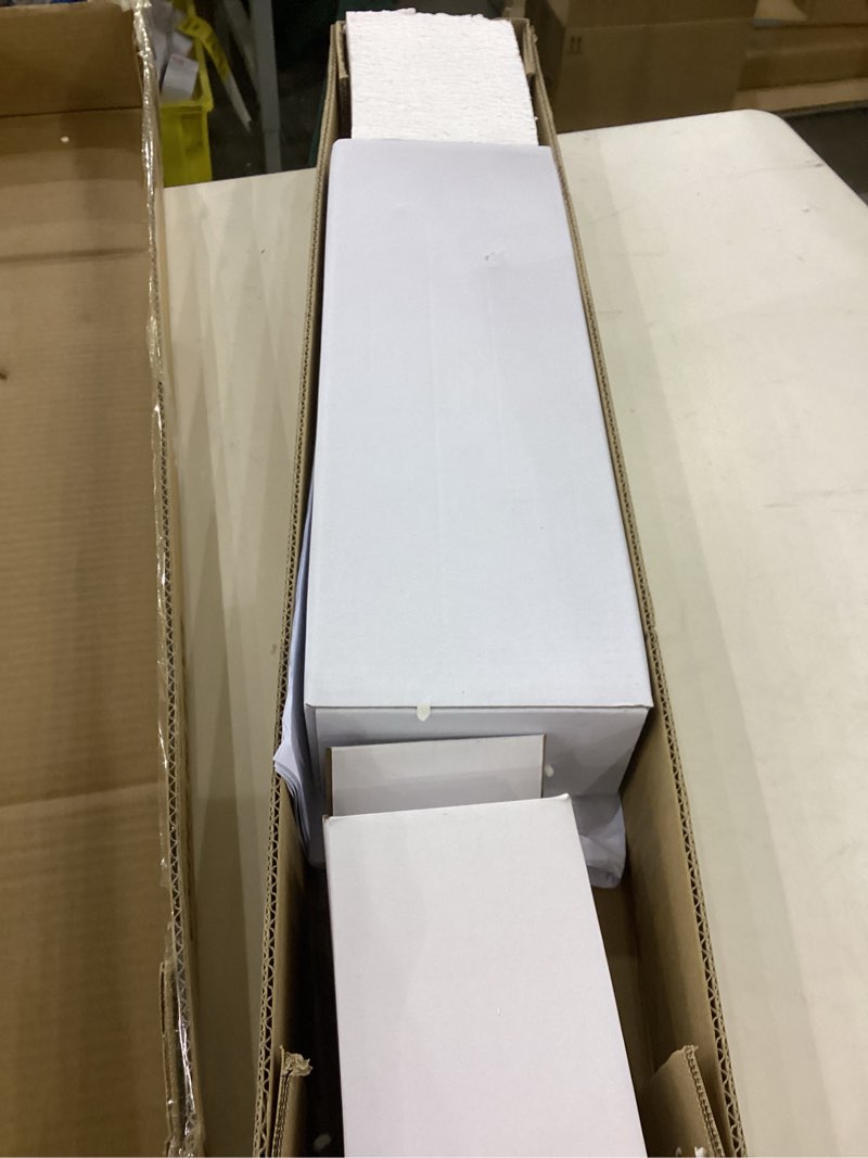 Condition photo showing New/Like New for WINSOON Bifold Barn Door Hardware: Smooth Quiet Bi-fold Barn Door Hardware Kit - 60" Black Bi Fold Sliding Track Set for 56" Closet Doors - Black Folding System - Antique Style Without Doors 60" track for 4 doors (hardware only) top mount