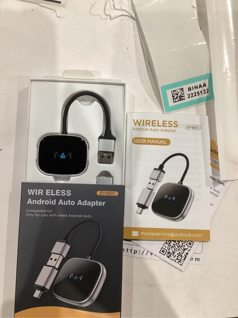 Condition photo showing Good Condition for Wireless CarPlay Adapter, Wireless Car Screen Adapter for iPhone-Easily Upgrade Wired CarPlay to Unwired Connectivity, Includes USB-A to USB-C Dongle, Plug & Play for iPhone (iOS 10 and Above)