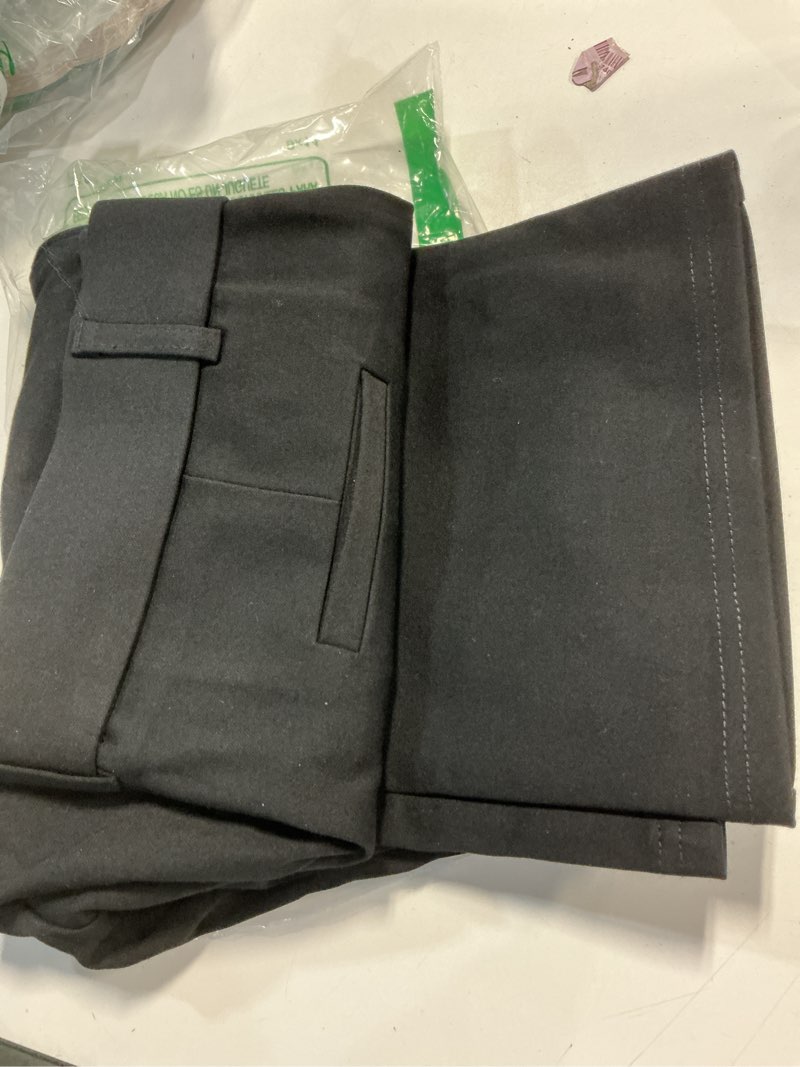 Condition photo showing Good Condition for iChosy Women's Ease into Comfort Barely Bootcut Stretch Dress Pants 10 Tall Black