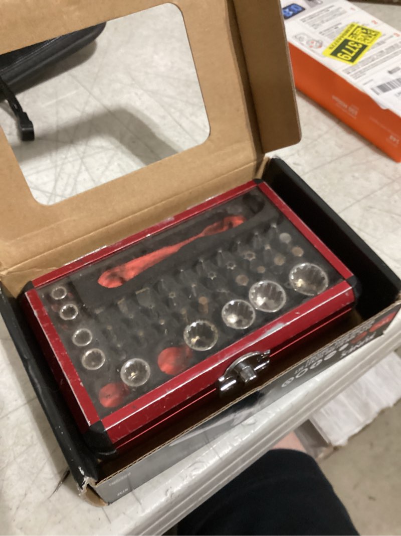 Condition photo showing Good Condition for sunex tools 9732 44pc 1/4" dr mini dual flex head ratchet w socket & bit set 44 piece 1/4" drive socket, mini dual head ratchet ratchet