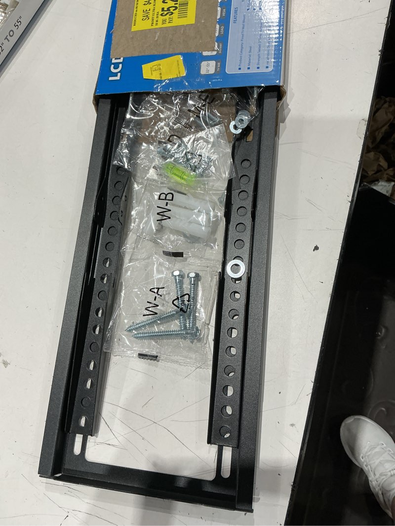 Condition photo showing Good Condition for proht fixed wall tv mount (hardware included)