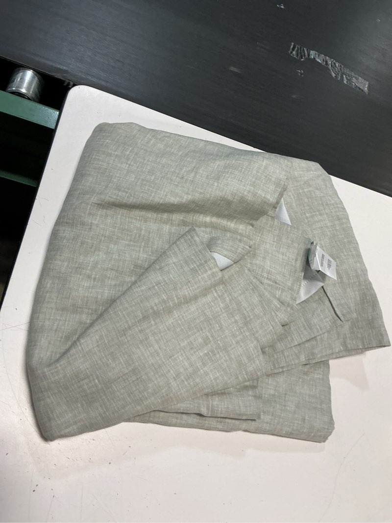 Condition photo showing Good Condition for quince european linen true blackout curtain - single panel 48x96in