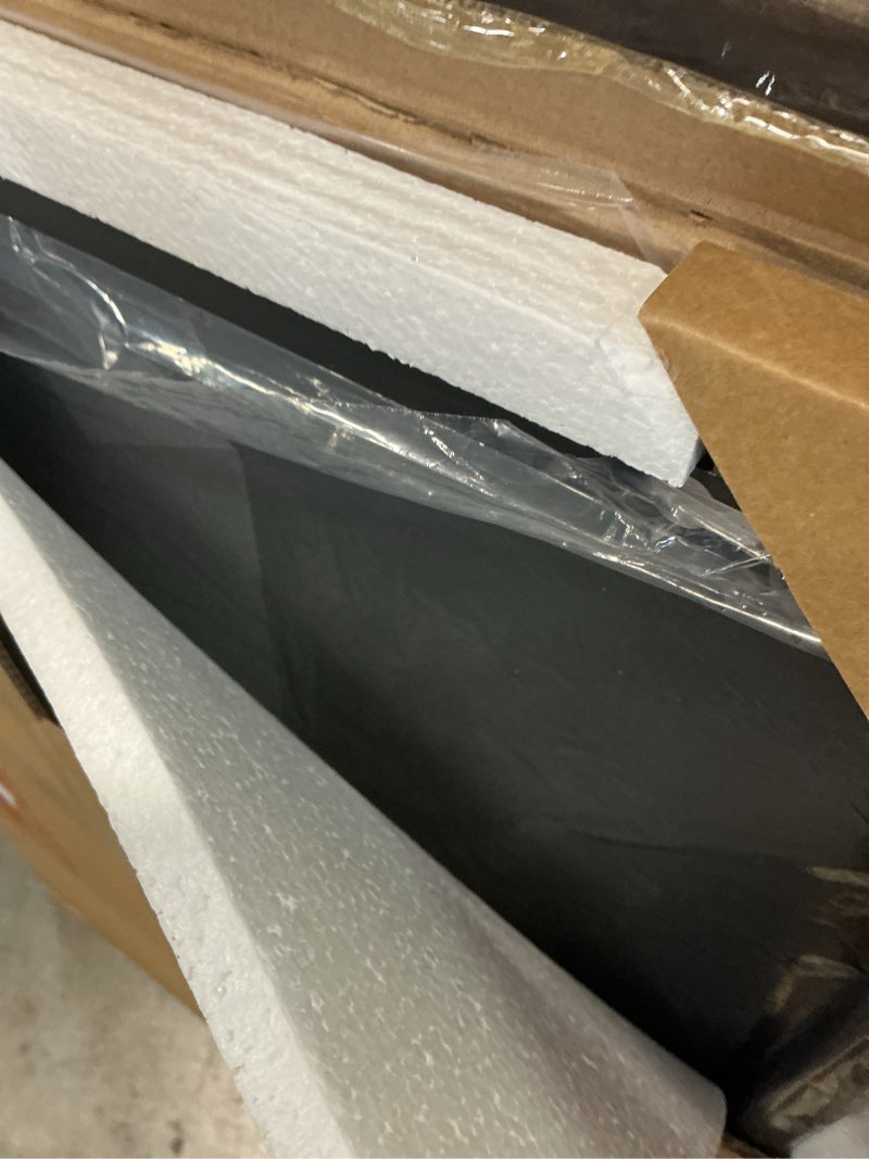 Condition photo showing New/Like New for window pane wall mirror, 36"x24" wall mounted window mirror for living room, bedroom, entryway, dining room, home wall decor black 36"l x 24"w