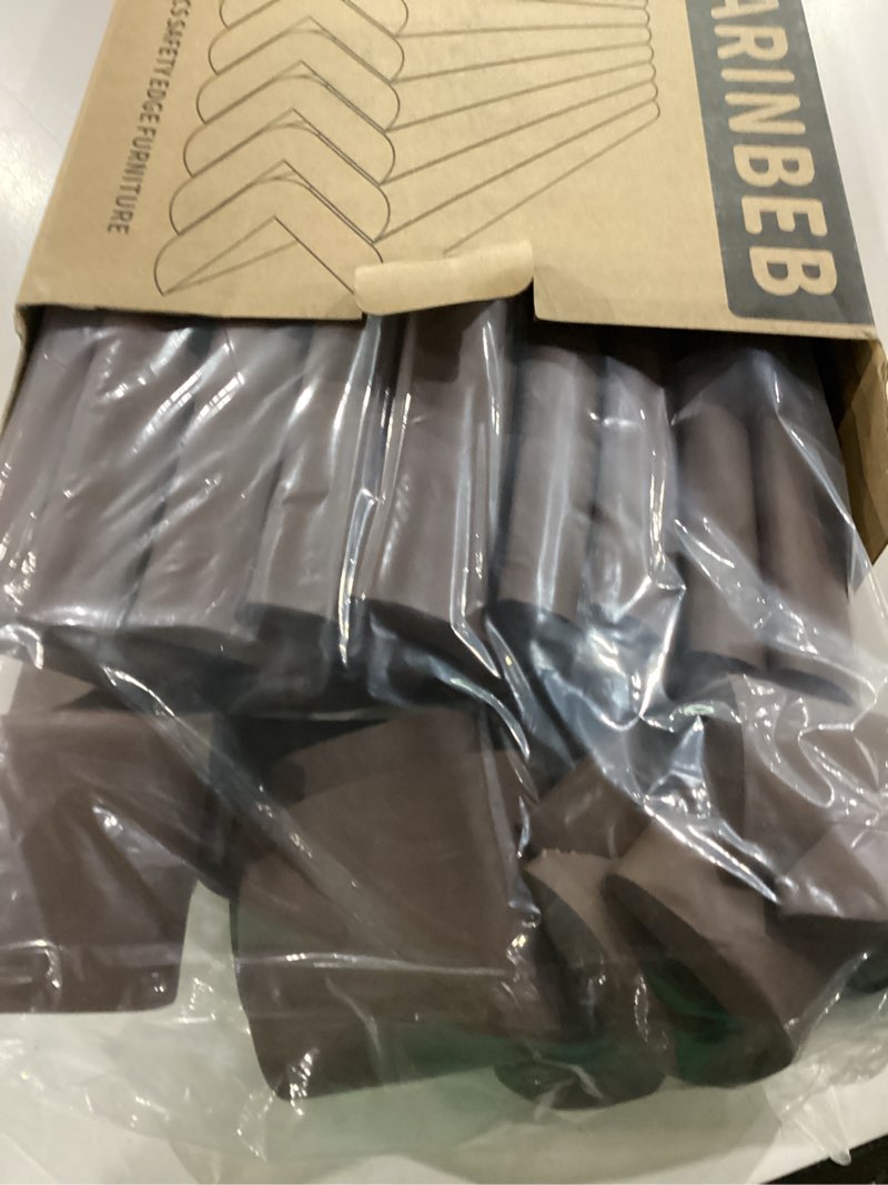 Condition photo showing New/Like New for foam corner protector edge and corner guard for the fireplace hearths, with retardant materials foam safety bumpers, baby proofing safety corner protectors (coffee)