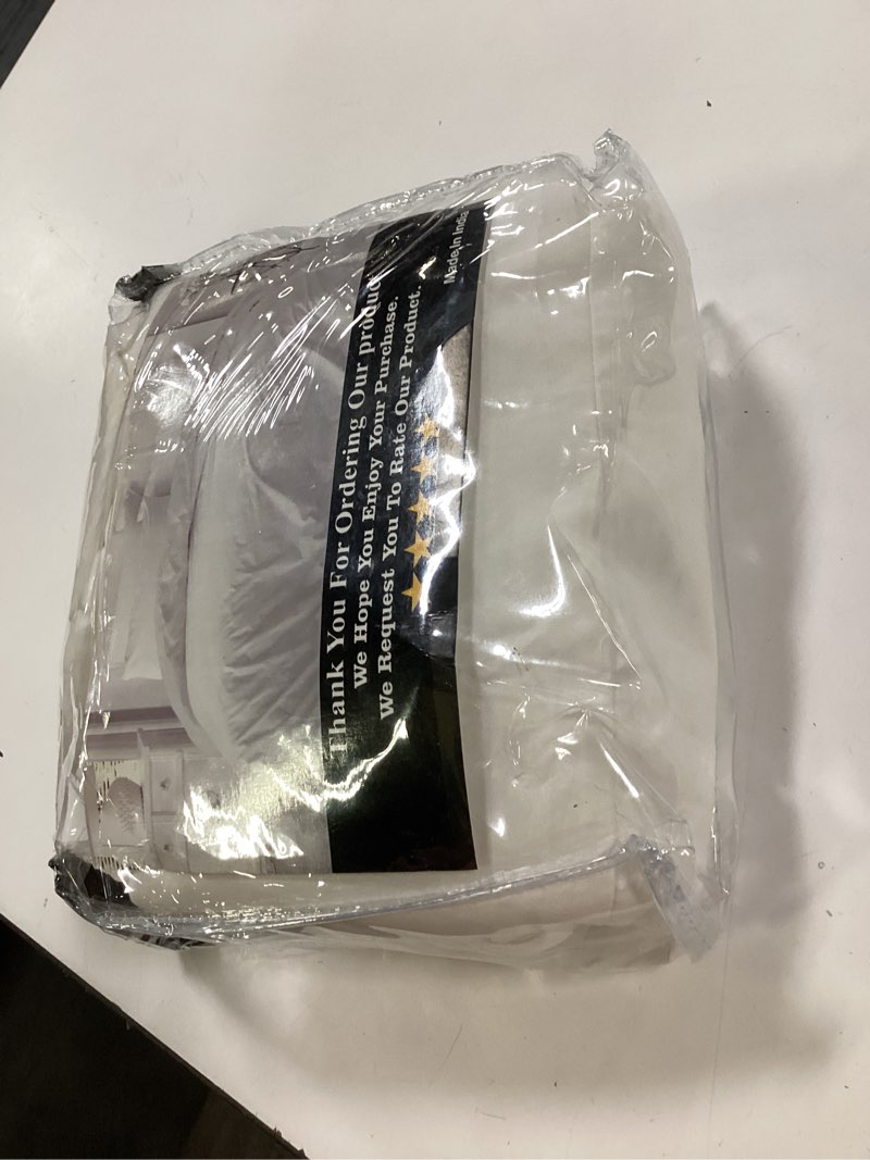 Condition photo showing Good Condition for SKY BEDDINGS Luxury Pleated King Bed Skirt with Split Corners - 21 Inch Tailored Drop - Pleated Dust Ruffle - Wrinkle-Free 100% Microfiber - Easy Fit, Soft & Durable - Ivory King- 21" Drop Ivory