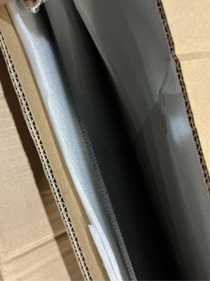 Condition photo showing Good Condition for 3 pcs home gym mirror 48'' x 24'' large frameless full length body mirror acrylic wall mounted for yoga, home gym, fitness, workout, bedroom, garage, dance studio 48 x 24 inch 3