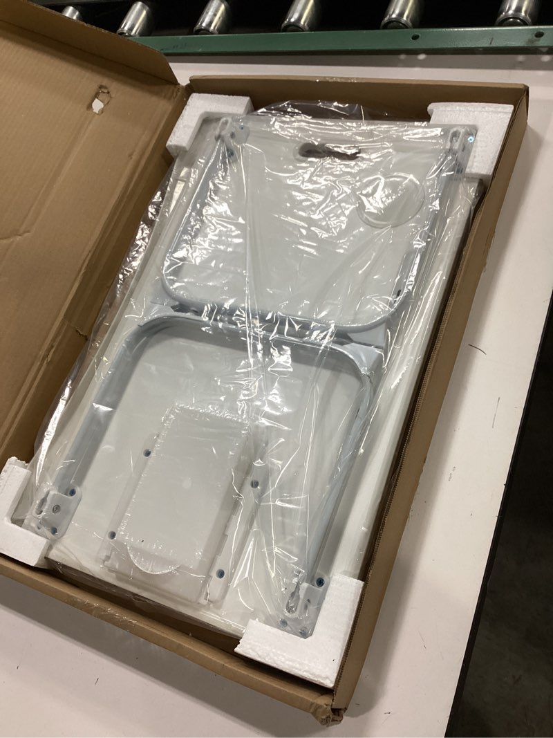 Condition photo showing New/Like New for Amaredom Laptop Bed Desk Tray Bed Table, Foldable Portable Lap Desk Notebook Stand Reading Holder with Storage Drawer and Cup Holder for Eating Breakfast on Bed/Couch/Sofa-White Oak