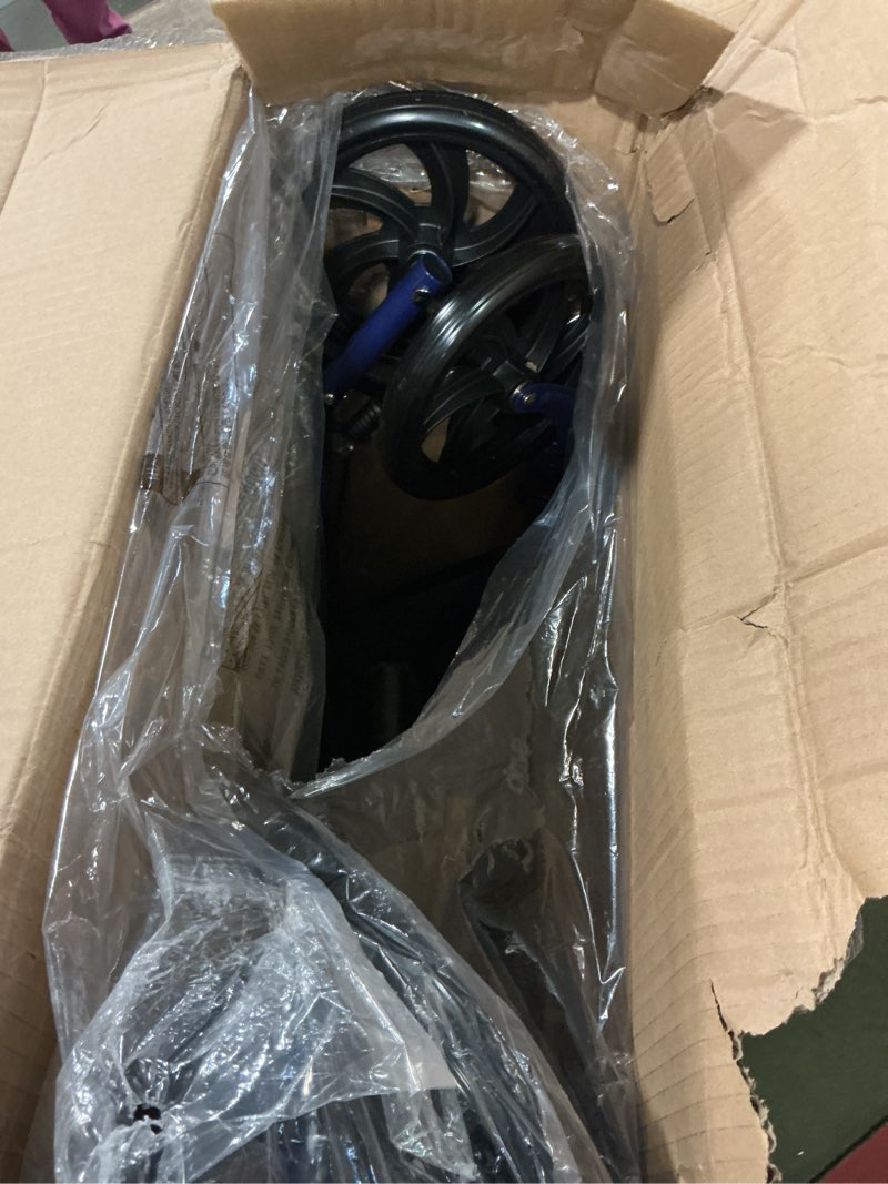 Condition photo showing New/Like New for Rollator,Steel,4 Wheel,Blue,1/ea