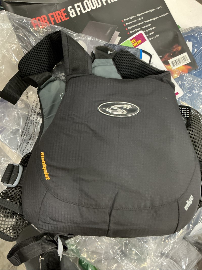 Condition photo showing Good Condition for stohlquist edge lifejacket for adults and kids - us coast guard approved level 70n - for whitewater, kayaking, sup, and wetsailing black small-medium