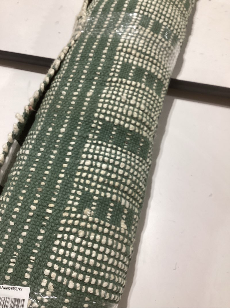 Condition photo showing New/Like New for Loloi Angela Rose Colton Collection CON-03 Ivory/Sage 2'-0'' x 3'-0'', .38" Pile Height, Accent Rug Ivory / Sage 2' x 3' (Rectangular)