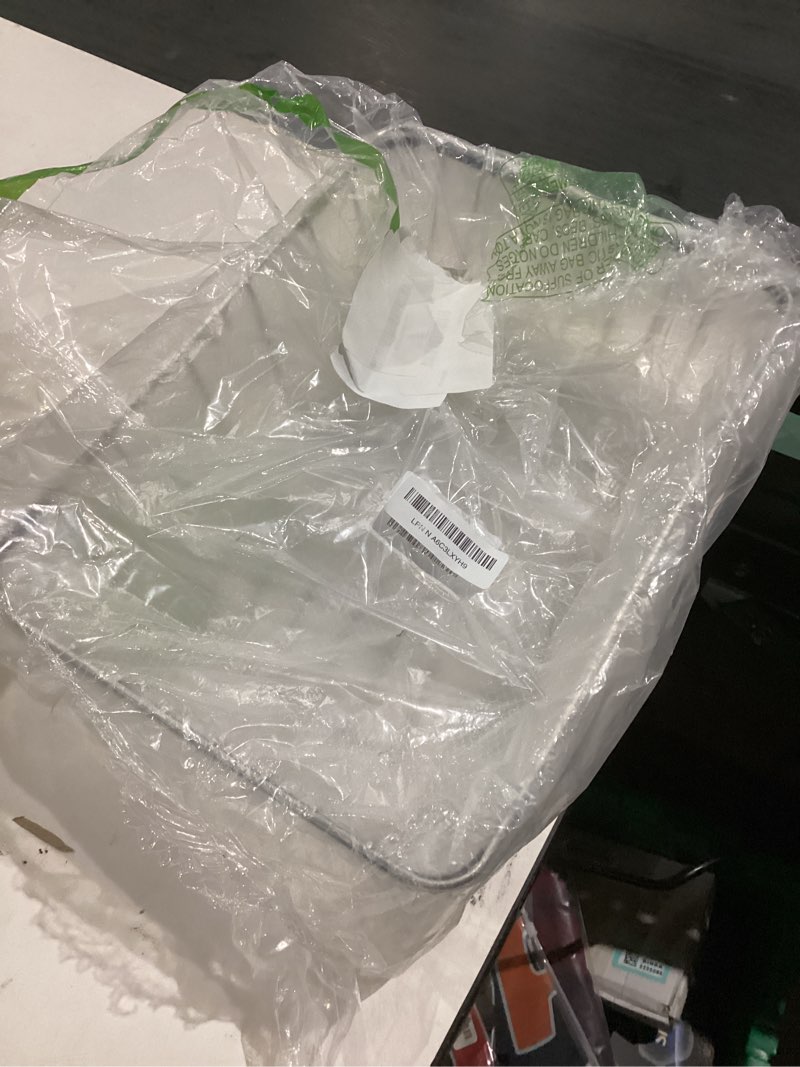 Condition photo showing New/Like New for Small Dish Drying Rack in Sink, Extendable Stainless Steel Dish Drainers for Kitchen Counter, Anti-Rust Dish Dryer Rack with Utensil & Cup Holders, for Inside Sink, Over The Sink(for 1-2 People) Small With Cup Holder - 15.08×8.39×5.24 Inches