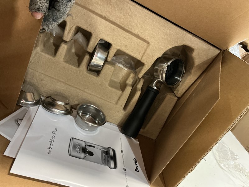 Condition photo showing Good Condition for breville bambino plus, black stainless steel