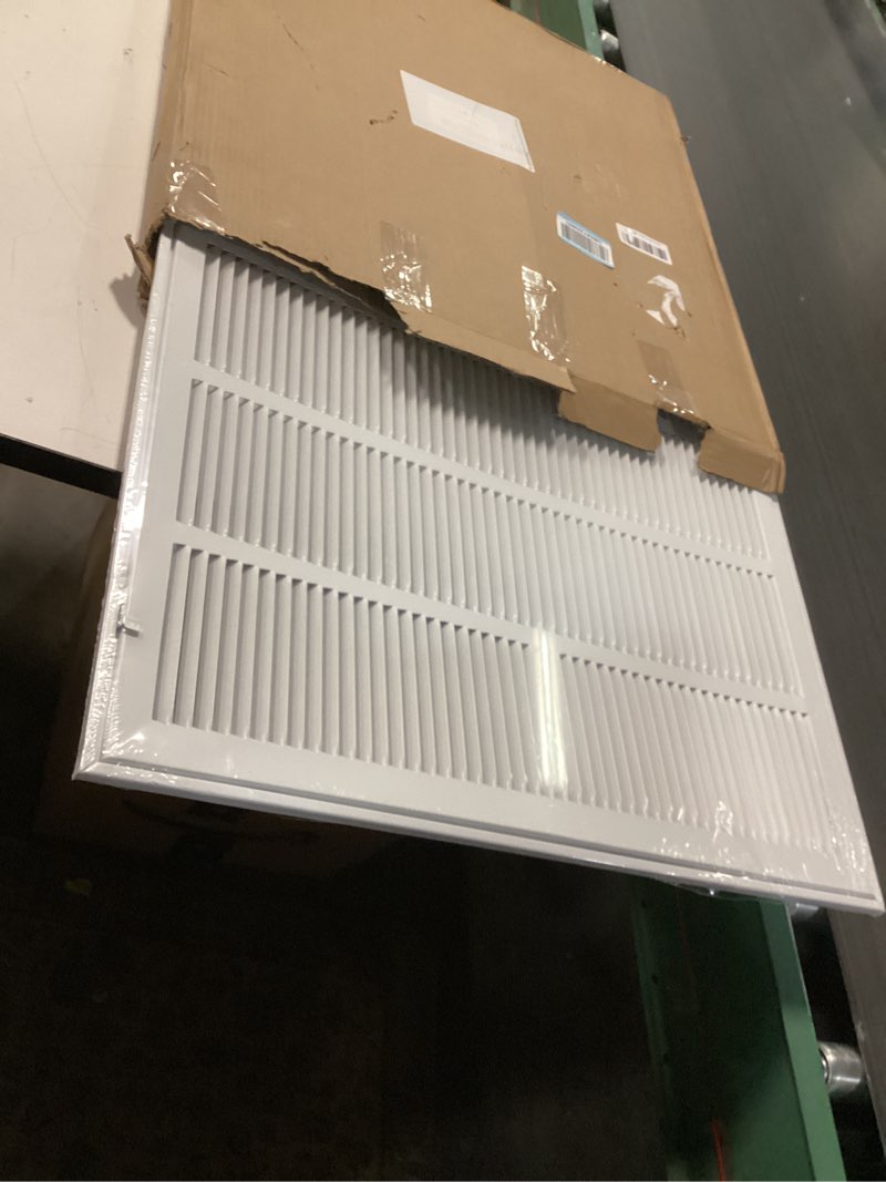 Condition photo showing New/Like New for 24x24 Return Air Grille [Duct Opening Size],Return Air Vent Cover for Wall Or Ceiling,Steel Return Air Filter Grilles Removable Face/Door for 1 Inch Filters (24"W x 24"H [Duct Opening])
