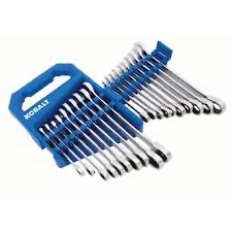 kobalt 20 -piece set metric and standard (sae) ratchet wrench