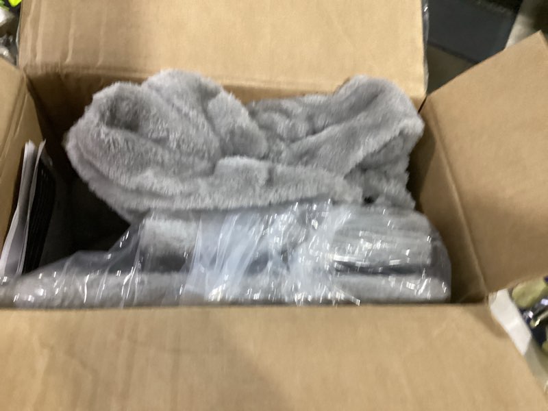 Condition photo showing Good Condition for PEQULTI Cat Tree Tower for Indoor Cats with Private Cozy Cat Condo, Natural Sisal Scratching Posts and Plush Pom-pom for Small Cats 27 inch Sleeping Tree Grey