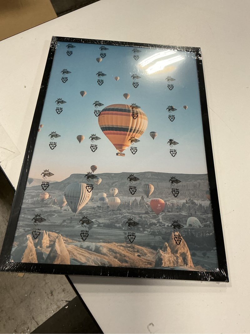 Condition photo showing Good Condition for 6x9 Picture Frame Brown for Wall Hanging or Tabletop, Wall Mounting Horizontally or Vertically, 6 x 9 Wall Gallery Poster Photo Frame with Shatter Resistant Plexiglass, Brown Brown 6x9 inch