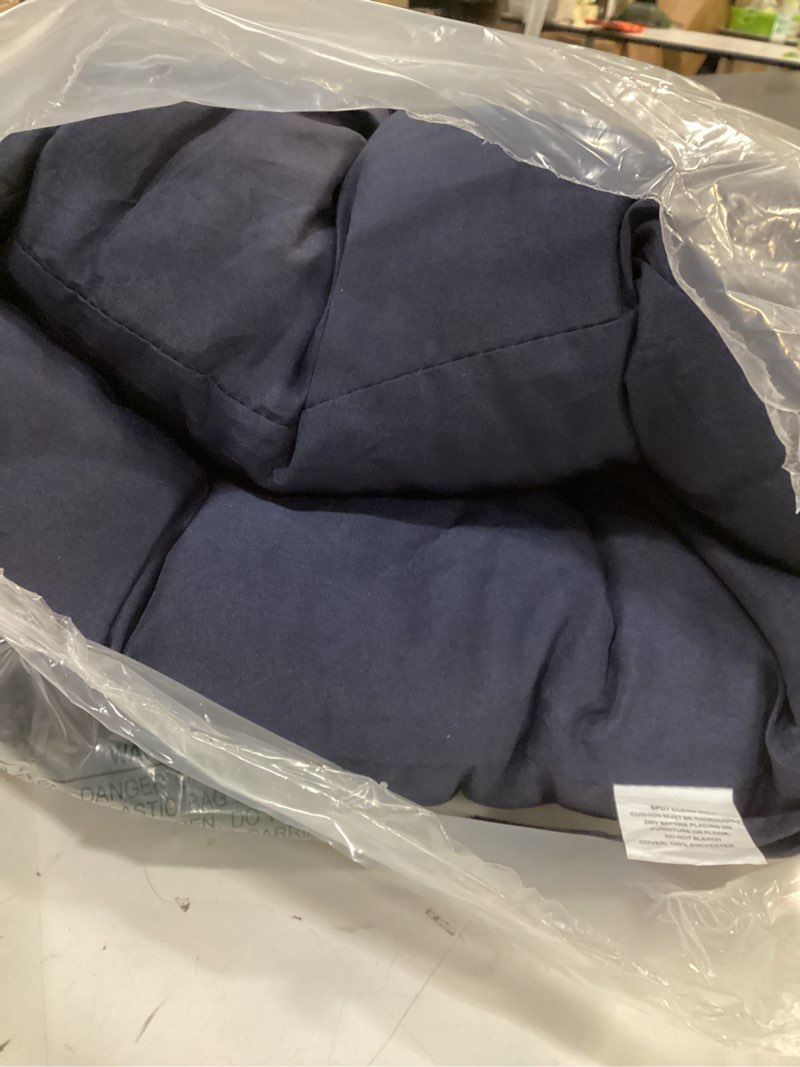 Condition photo showing Good Condition for Srutirbo Rocking Chair Cushion, High Back Patio Cushions 44x19 inch, Waterproof Indoor/Outdoor Furniture Chair Cushions Pads with Straps, Seasonal All Weather Replacement (Navy Blue)
