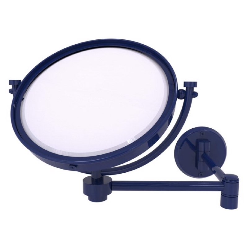 8 Inch Wall Mounted Extending Make-Up Mirror with Smooth Accents - Oil Rubbed Bronze / 4X