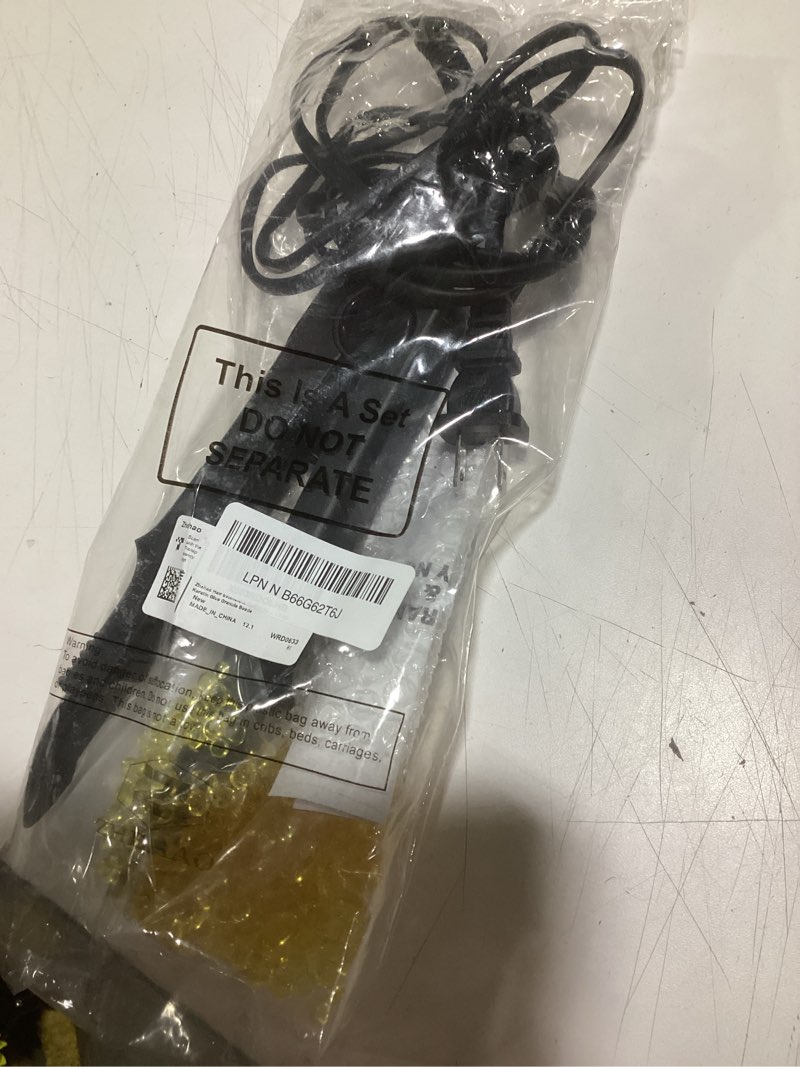 Condition photo showing Good Condition for Zhehao Hair Extensions Tool C Head U Tip Iron Connector Wand with 2 Bags Keratin Glue Granule Beads Black