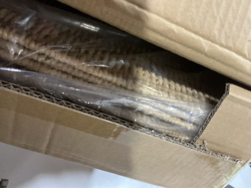 Condition photo showing Good Condition for Foldable Storage Baskets with Handles Paper Rope Storage Baskets Rectangle Collapsible Hand Woven Storage Cubes Bins for Organizing Shelves Living Room Bedroom Pantry (4, 13'' x 13'' x 13'') 13'' x 13'' x 13'', set of 4 Natural