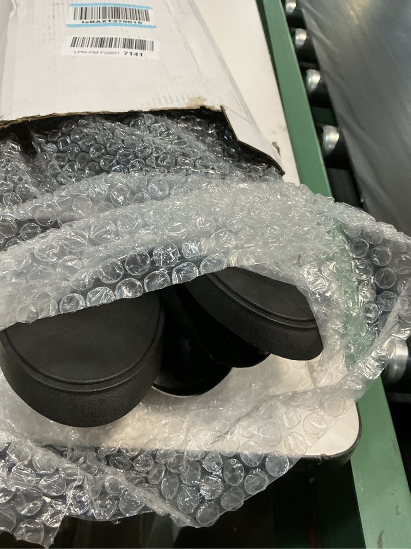 Condition photo showing As Is for 4" nerf bar replacement pads with 6 holes, 24" x 4" non-slip replacement step pad compatible with popular 4" oval tube nerf bars, 4 pack. easy installation——verify tube size & hole spacing! xng-21