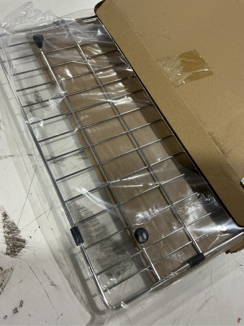 Condition photo showing Good Condition for serene valley 29-5/16" x 16-3/8" sink bottom grid, rear drain with corner radius 3/16", sink grids stainless steel nlw3017r