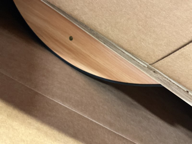 Condition photo showing Good Condition for strongtek professional wooden balance board, rocker board, wood standing desk accessory, balancing board for under desk, anti slip roller, core strength, stability, office wobble boards extra large-basic