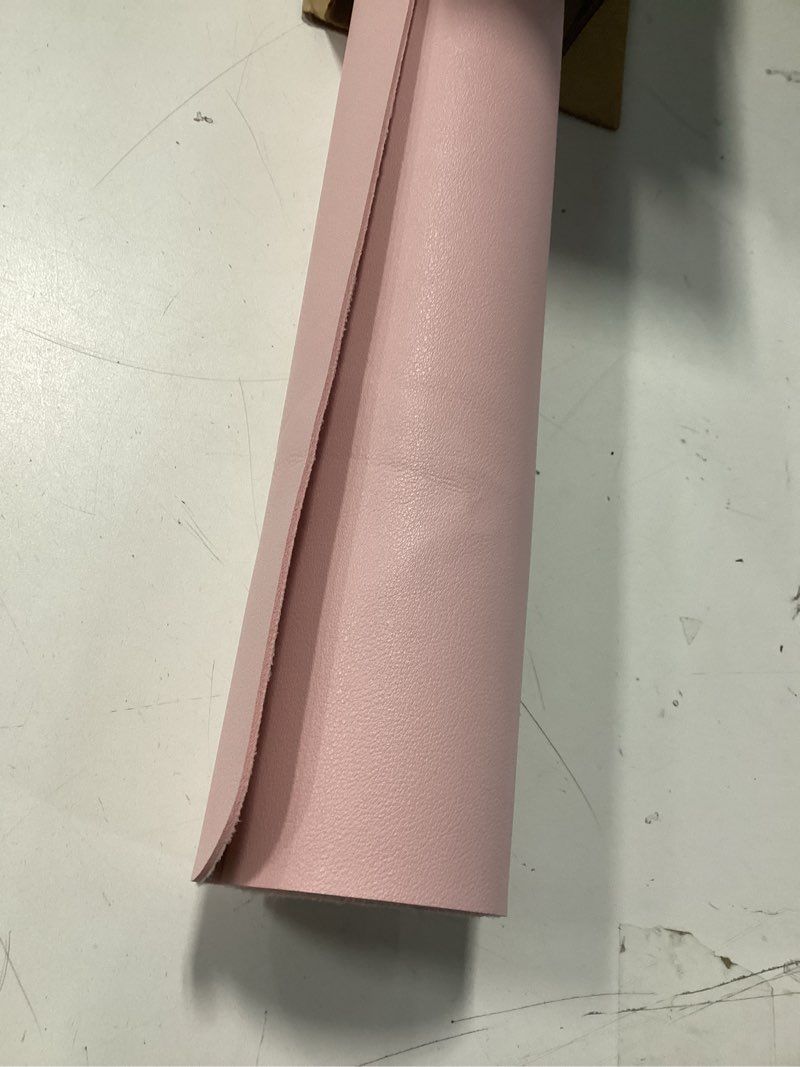 Condition photo showing As Is for YSAGi Leather Desk Protector, Office Mat, Large Mouse Mat, Non-Slip PU Leather Blotter, Laptop Pad, Waterproof Writing Pad for Office and Home (Light Pink, 47.2" x 23.6") Light Pink 47.2" x 23.6"