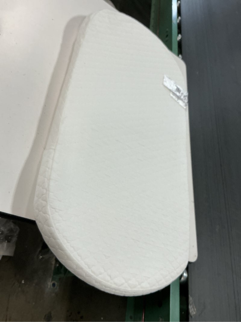 Condition photo showing As Is for Baby Bassinet Mattress Pad 30"x15" Oval - Waterproof Bamboo Cover, Premium Foam, Breathable, Hypoallergenic, Non-Toxic Topper, for Cradle and Moses Basket