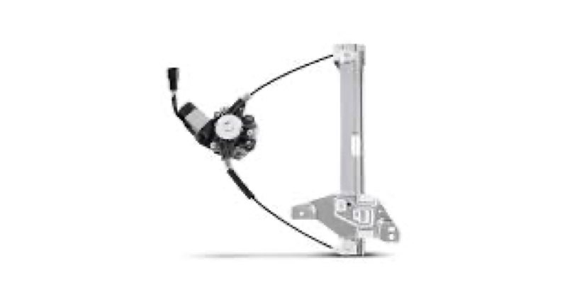 YHTAUTO Rear Passenger Side Power Window Regulator With 2-Pin Motor Assembly Compatible with Chevrolet Impala 2006-2013, Impala Limited 2014-2016, Sedan