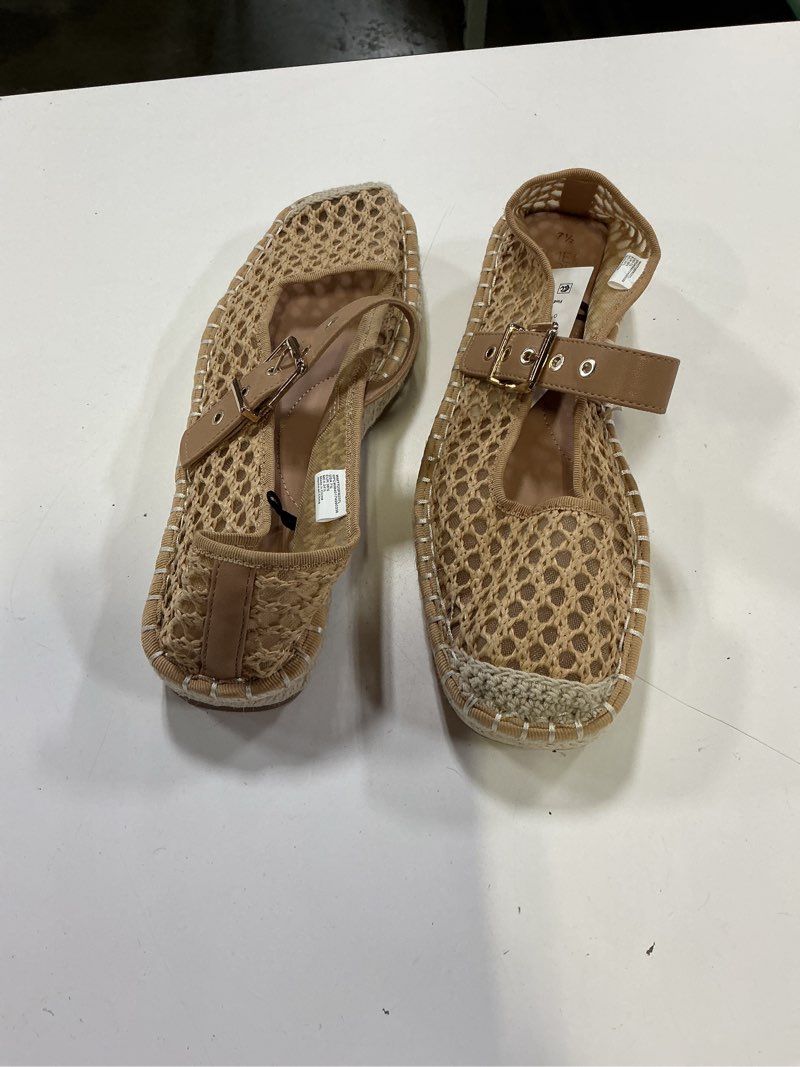 Condition photo showing Good Condition for (size 7.5)time and tru women's espadrille mary jane flats