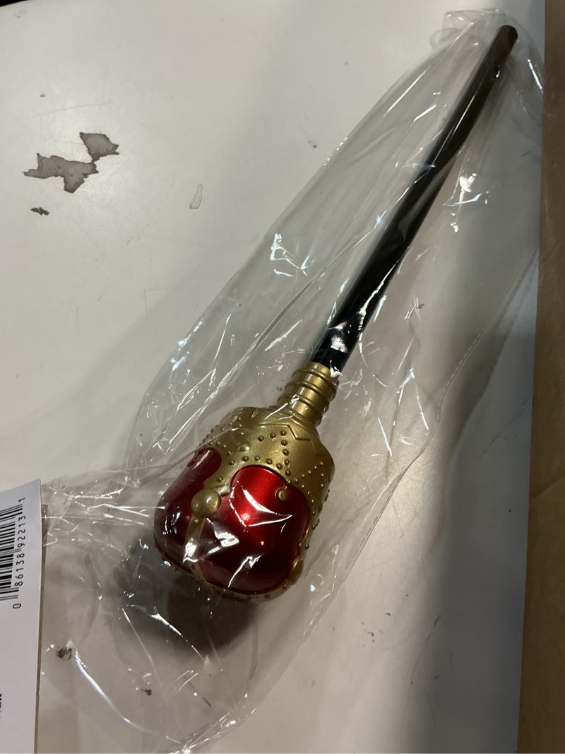 Condition photo showing Good Condition for dress up america scepter for kids - toy king and queen scepter wand for dress-up and role-play red