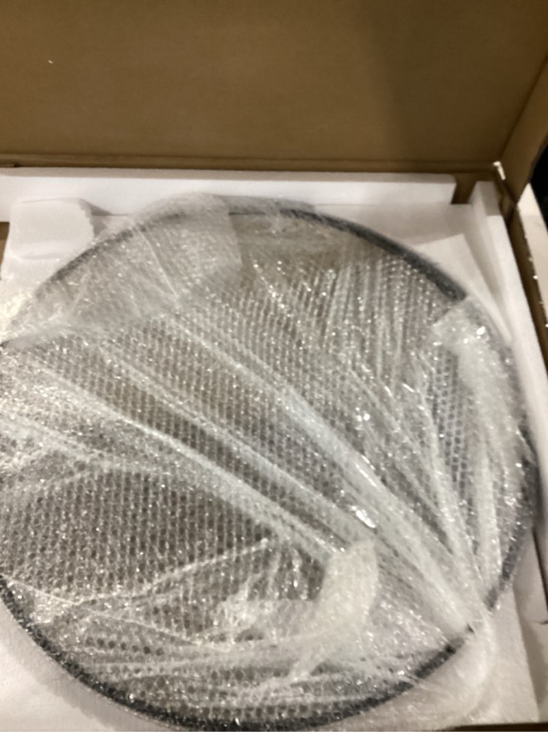 Condition photo showing New/Like New for Sweetcrispy 20in Round Bathroom Mirrors for Wall, Bathroom Mirrors for Over Sink, Wall Decor for Bathroom, Entryway, Bedroom, Vanity, Classical Black Classical Black 20.2"L x 20.2"W Round