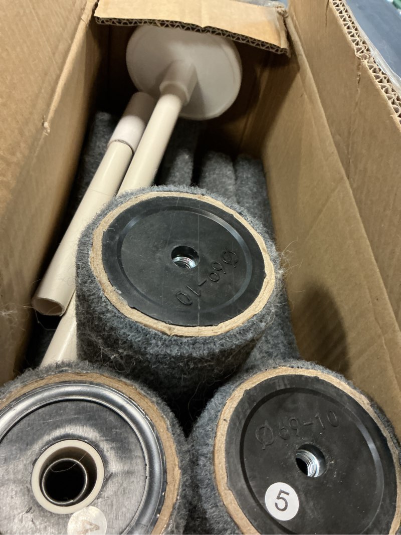 Condition photo showing As Is for cat craft cat tree floor to ceiling 95-108" tall cat tree carpet cat tower kitten tree sisal scratching post and mat cat pole for indoor cats, charcoal