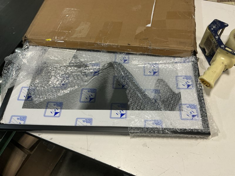 Condition photo showing As Is for americanflat 17x23 picture frame with polished plexiglass - set of 2 - use as 13x19 frame with mat or display 17x23 photo without mat - galleria collection - picture frames for wall display - black black 17x23