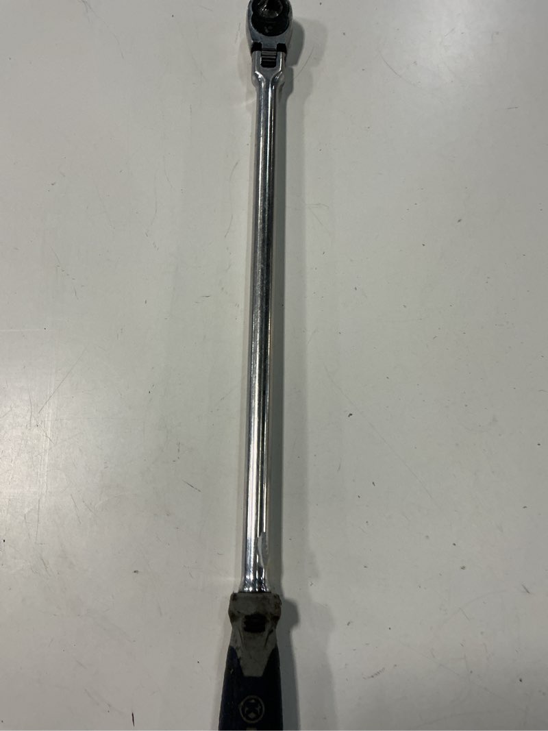 Condition photo showing As Is for kobalt 36 -tooth 1/2-in drive comfort grip handle flexible head ratchet