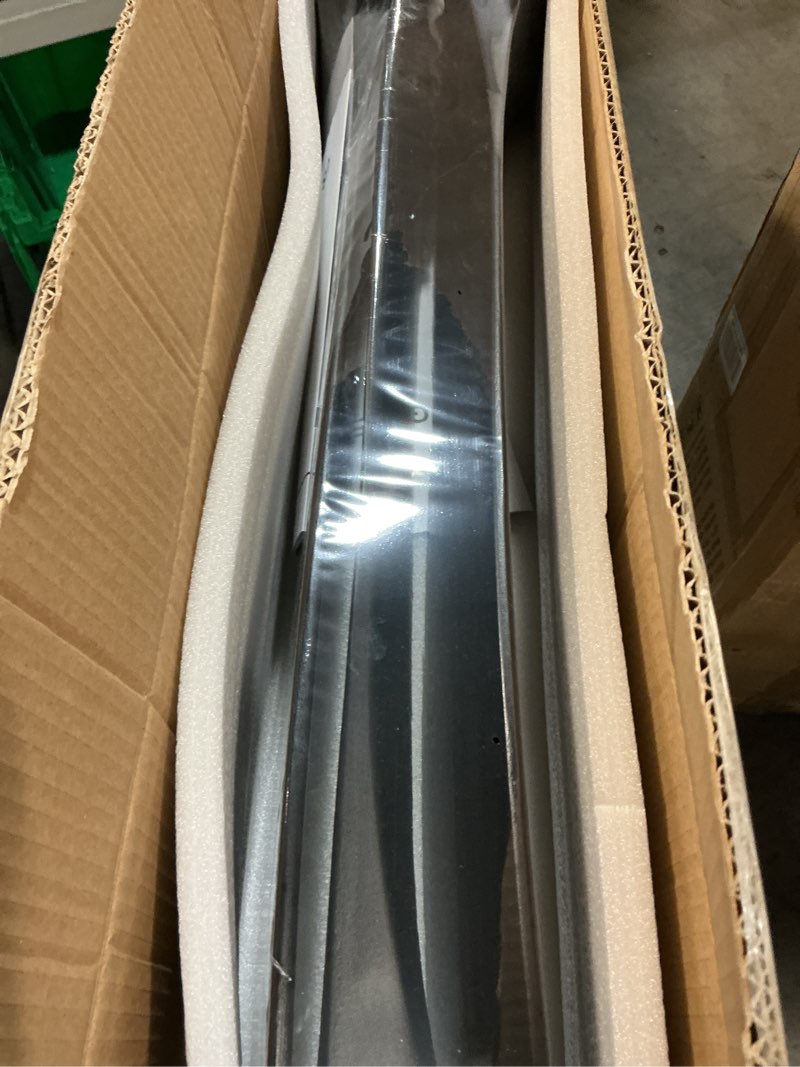 Condition photo showing Good Condition for 72 inch ceiling fan no light, large outdoor ceiling fans without lights for patios with smart app and remote control, wet rated 3 blade wood propeller modern fan for exterior outside, high cfm, black 72 inch matte black