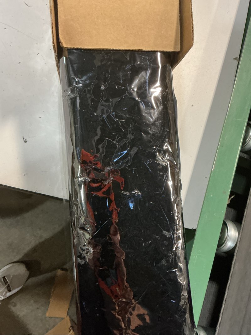 Condition photo showing As Is for coavas window privacy film daytime see out not in, 100% uv blocking heat control window tint for home with tools, adhesive shatterproof one way reflective mirror film, black, 35.4 x 157.7 inch black silver 35.4 x 157.5 inch