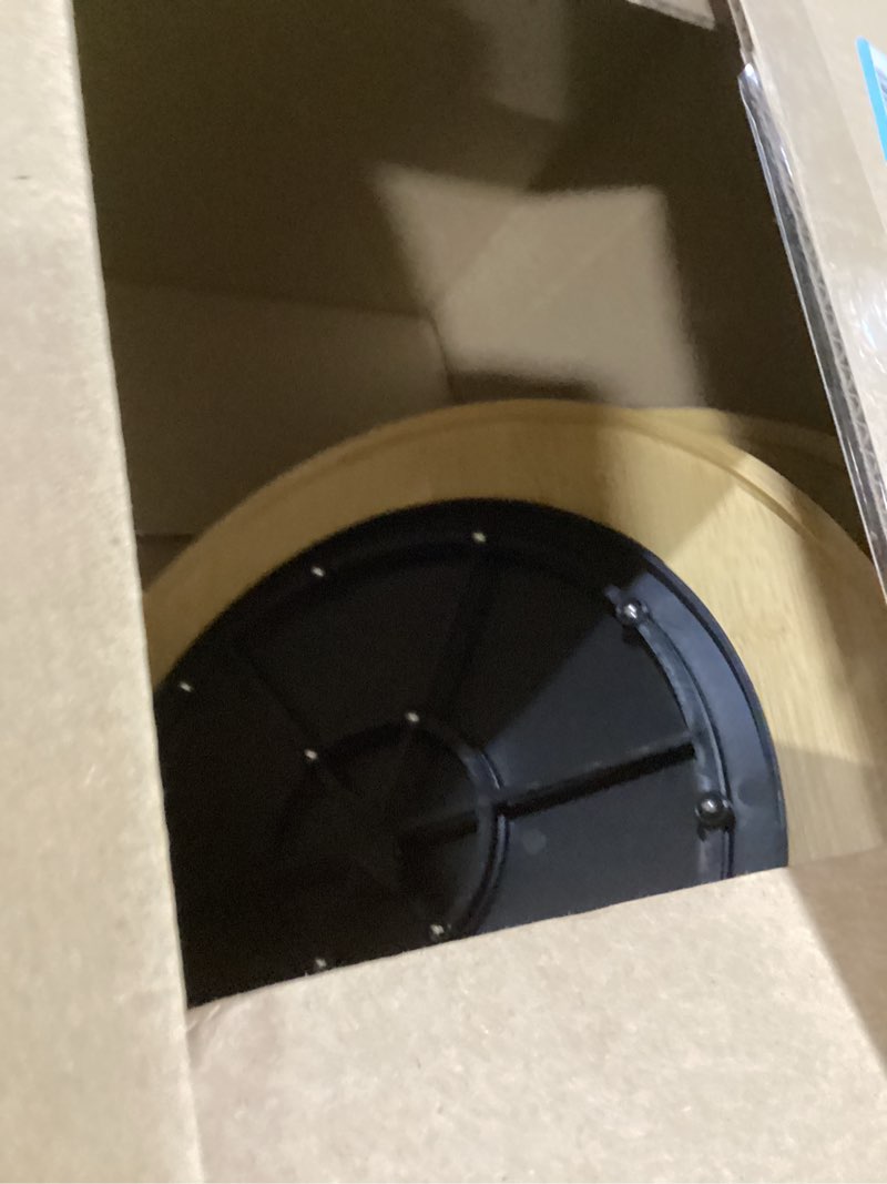 Condition photo showing Good Condition for mDesign Bamboo Lazy Susan Turntable Food Storage Container for Cabinets, Pantry, Refrigerator, Countertops, Spinning Organizer for Spices, Condiments - 9" Round - Echo Collection - 2 Pack - Natural Pack of 1