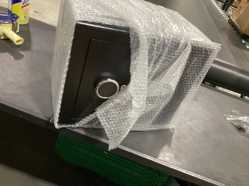 Condition photo showing Good Condition for safe box, money safe with fireproof waterproof bag, medium size safes with digital keypad, dual alarm system, removable shelf for valuables & cash (upgrade 2.0 cuft digital 17.7×12.59×14.95