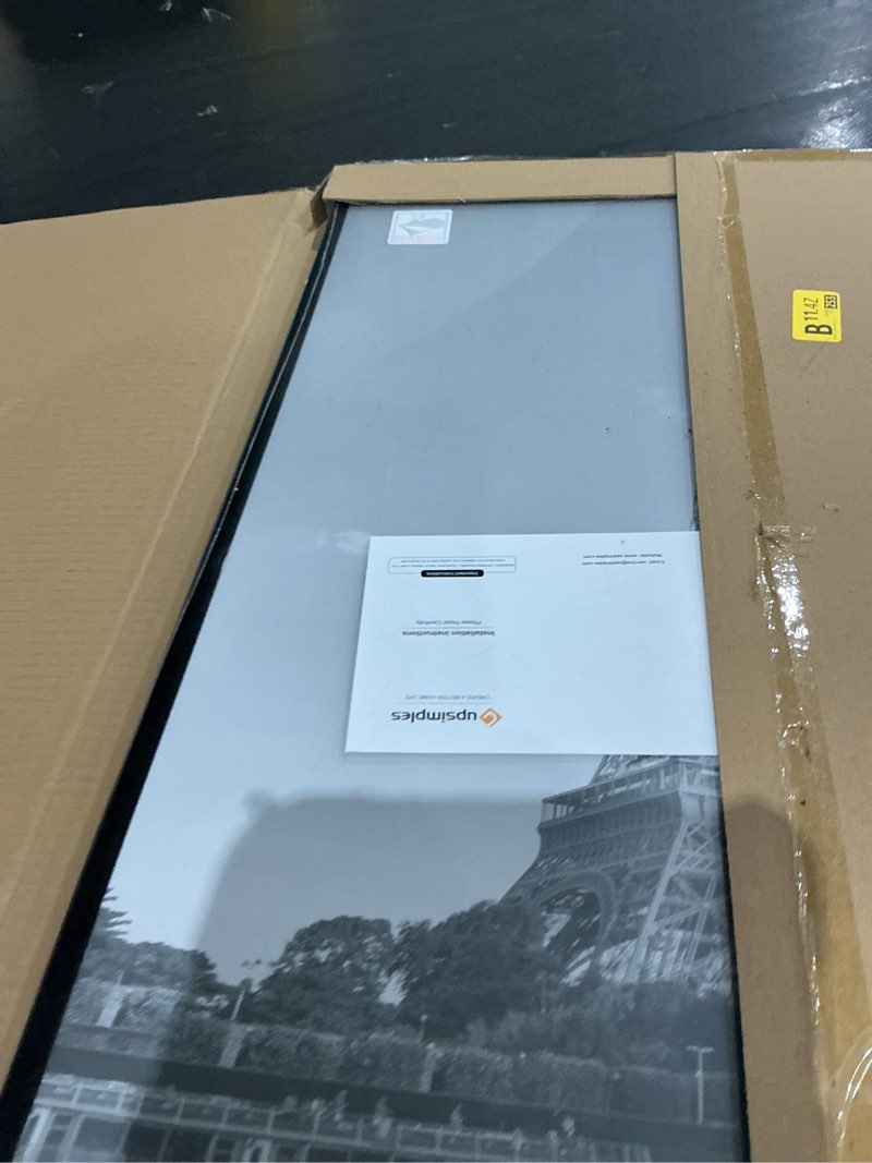 Condition photo showing Good Condition for upsimples 20x28 picture frame black 3 pack, scratch-proof poster frames 20 x 28 for photo gallery - slide-in strips, horizontal or vertical wall mounting black 20x28