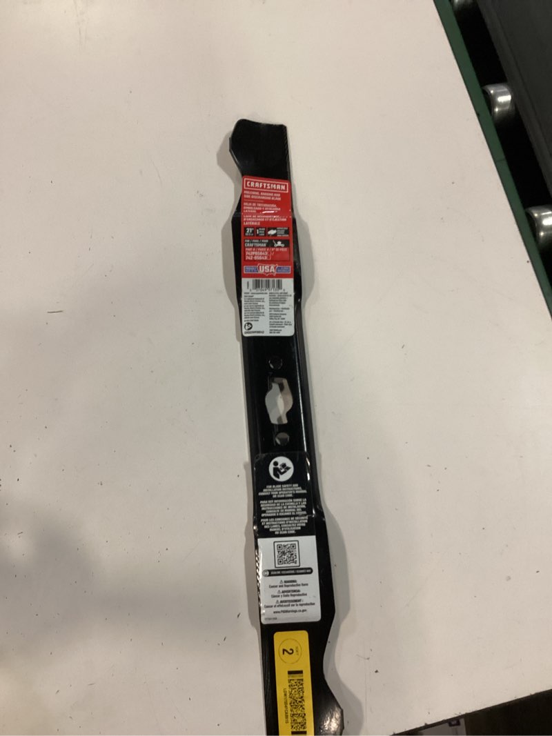 Condition photo showing Good Condition for craftsman 21 in. 3-in-1 mower blade for walk-behind mowers 1 pk