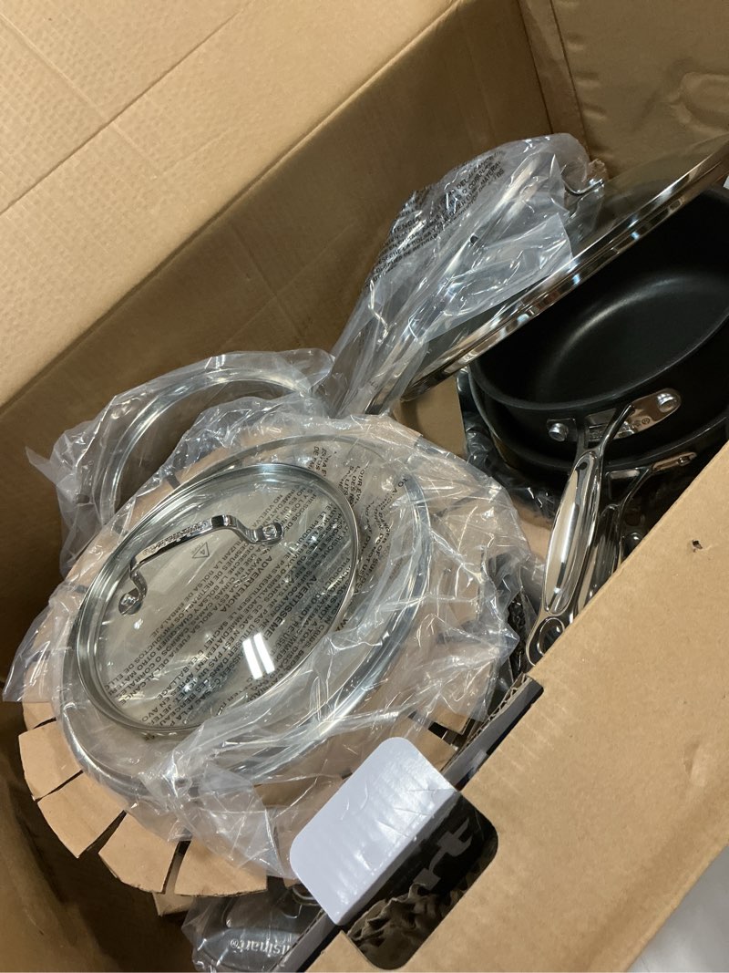 Condition photo showing Good Condition for Cuisinart 17-Piece Cookware Set, Chef's Classic Nonstick Hard Anodized, 66-17