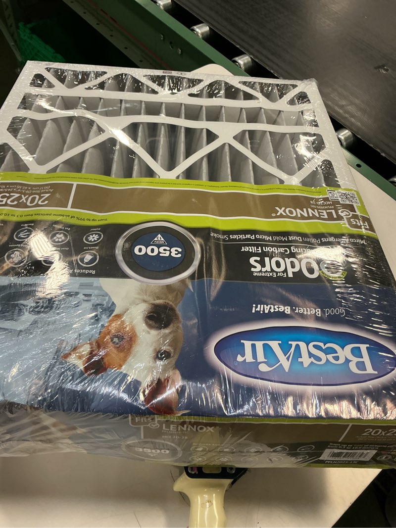 Condition photo showing New/Like New for BestAir AB2025-13R AC Furnace Filter, 20" x 25" x 5", MERV 13, Fits 100%, For Trion Air Bear, Supreme, Skuttle, GeneralAire, Source1, Ultravation & Braeburn Models, 1 Count (Pack of 1)