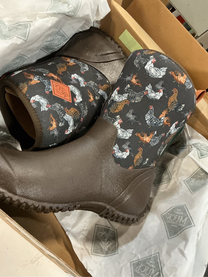 Condition photo showing Good Condition for women's muckster ii mid calf boots by muck boot co. 10 brown